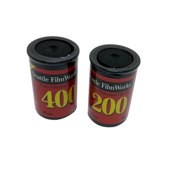 Set of 2 Seattle Film Works 35mm 200/400 Color Film. 20 exposures. NOS! - Picture 1 of 6